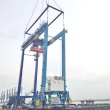 Lifting Mechanism RTG gantry crane with Rubber Tyre